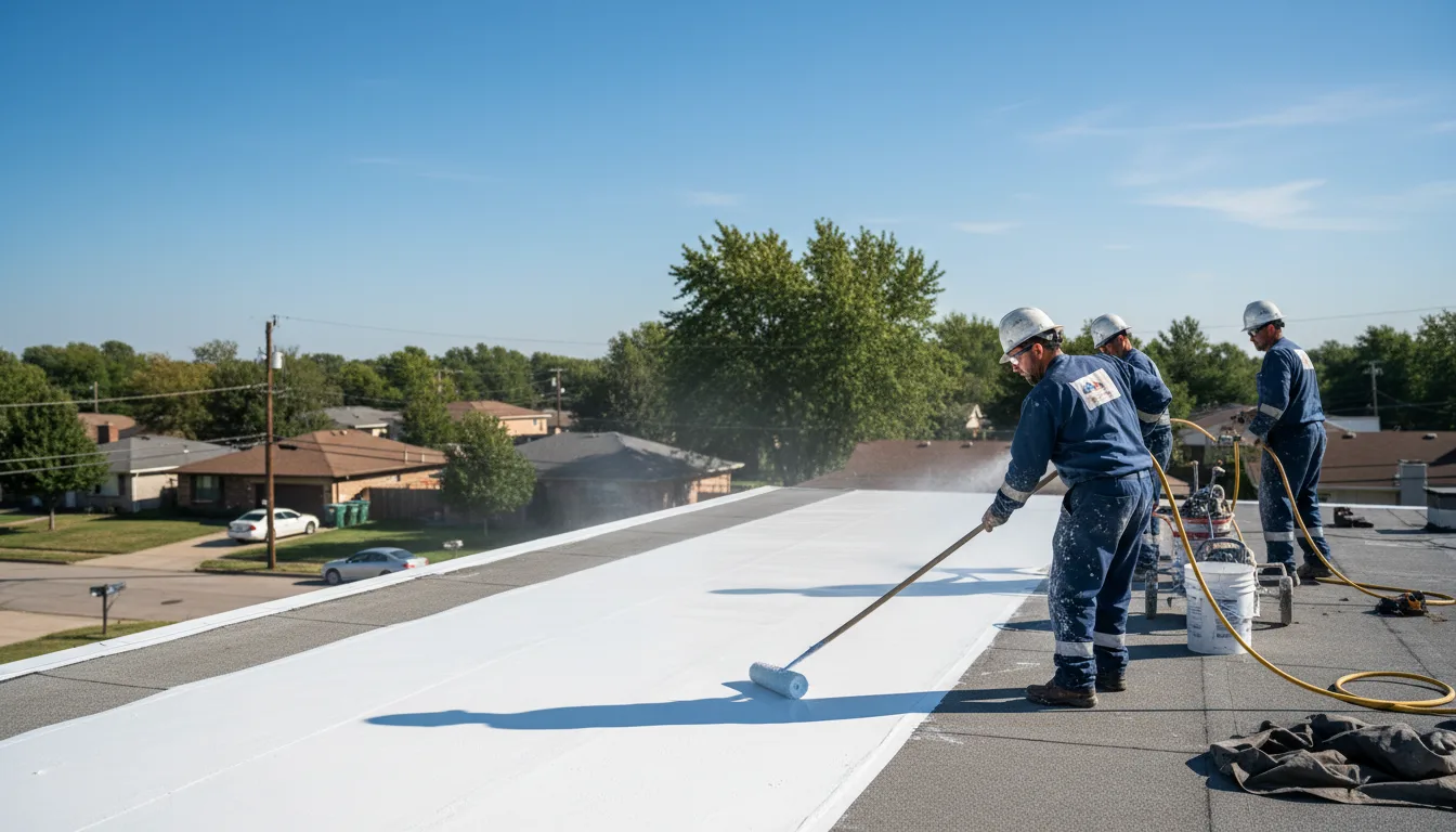 Commercial roof coating in West Union, WV near me